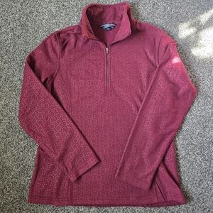 LAND'S END 1/4 Zip Fleece Size 10-12